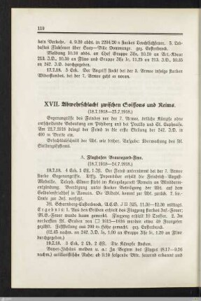 XVII. Abwehrschlacht zwischen Soissons und Reims