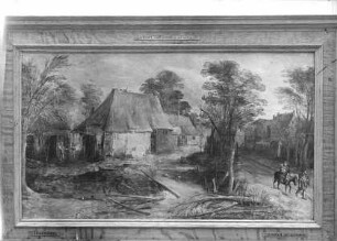 Landschaft mit Bauernhäusern