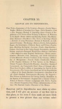 Chapter XI. Sarawak and its dependencies