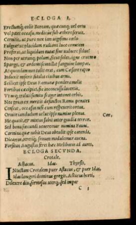 Ecloga Secunda. Crotale.