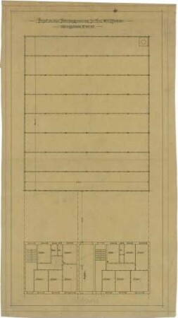 Billing, Hermann; Karlsruhe, Gerwigstr. 33-35; Fabrikvergrößerung Wilhelm Pfrommer - Grundriss