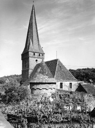Dörrenbach. Simultankirche Sankt Martin (um 1300 und 1506)