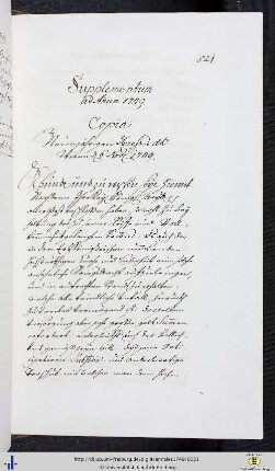Supplementum ad Annum 1749