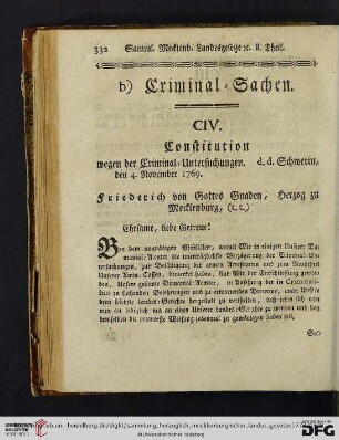 b) Criminal-Sachen