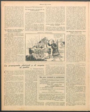 La propaganda electoral y el respeto al pueblo