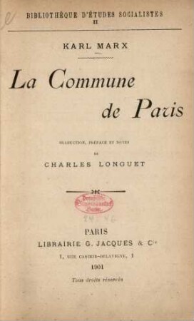 La commune de Paris