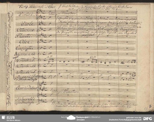 No. 9 Marsch und Chor: "Laßt und fröhlich singen"