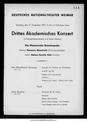 Drittes Akademisches Konzert