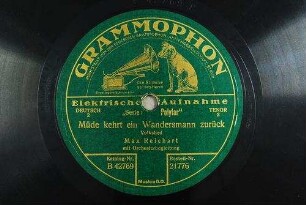 Müde kehrt ein Wandersmann zurück : (Warum weinst du, holde Gärtnersfrau), Volkslied