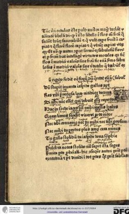 [D]um rigido fodit ore finium, dum queritat escam...