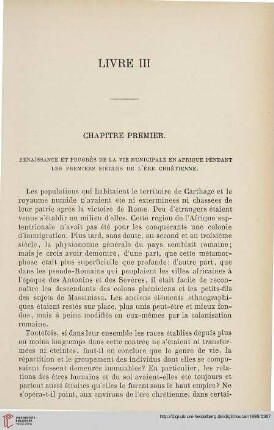 Livre III