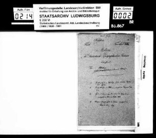 Mitteilungen über Ausgrabungen und Bodenfunde im Oberamt