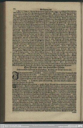 Eine Predigt über den hundertsten Psalm
