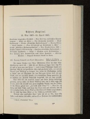 Achtes Kapitel 18. Mai 1865-16. April 1867.