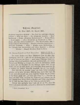 Achtes Kapitel 18. Mai 1865-16. April 1867.