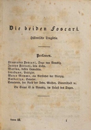 Lord Byron's sämmtliche Werke, 3