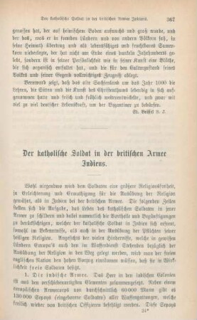 367-376 Der katholische Soldat in der britischen Armee Indiens