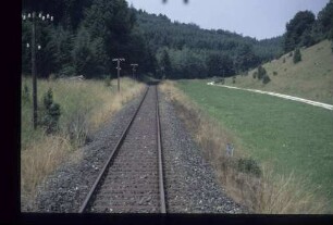 Strecke in km 43+900 zwischen Sondernach und Mehrstetten