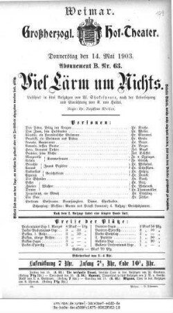Viel Lärm um Nichts