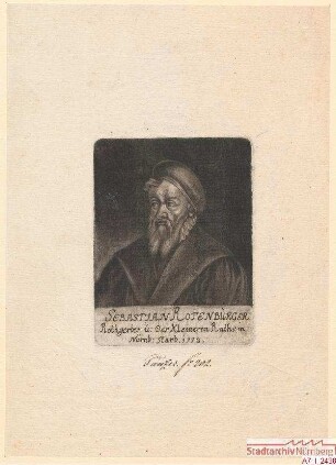 Sebastian Rotenburger, Rotgerber und des Kleinern Rats; gest. 1559
