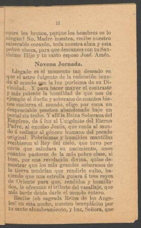 Novena Jornada.