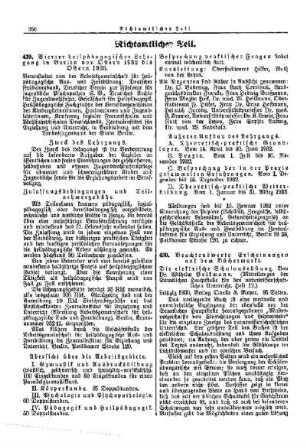 Vierter heilpädagogischer Lehrgang in Berlin von Ostern 1932 bis Ostern 1933 : [Nichtamtlicher Teil]