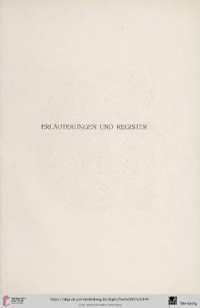 Erläuterungen und Register