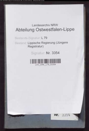 Kommunalwegebau im Amt Hohenhausen - Generalia -, Band 17