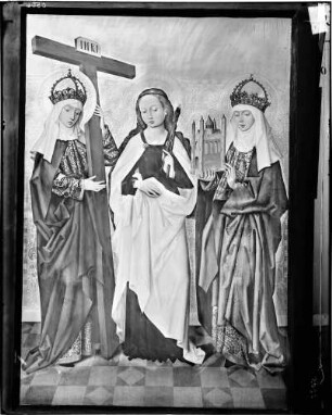 Kloster Lichtental Fürstenkapelle Linker Seitenflügel geschlossen , heute Katharinnenaltar (1496)