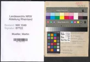 Entnazifizierung Martin Mueller , geb. 02.09.1890 (Kaufmann)