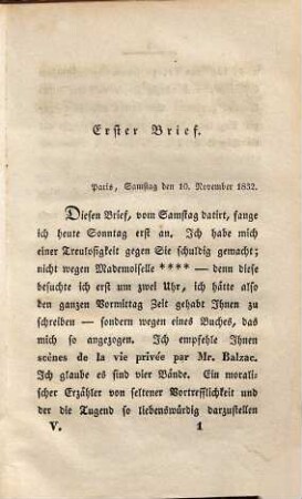 Gesammelte Schriften, Dreizehnter Theil. Briefe aus Paris: 1832 - 1833, Fünfter Theil