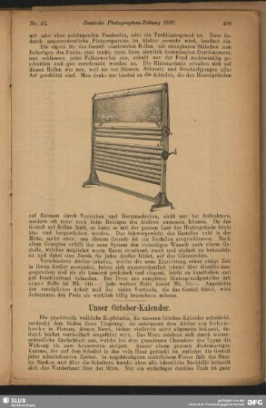 Unser October-Kalender