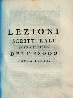 Lezioni Scritturali Sovra Il Sagro Libro Dell'Esodo, 3