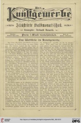 2. August-Heft 1891