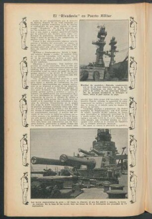 El "Rivadavia" en Puerto Militar