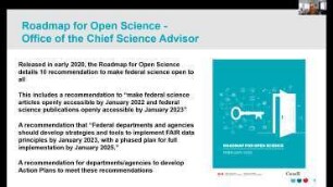 Open Science in the Canadian Federal Government: ICSTI 2021 General Assembly