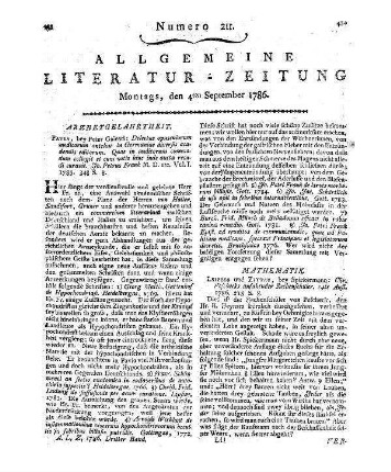 LaFayette, M. M. Pioche de LaVergne de: OEuvres. Amsterdam; Paris 1786