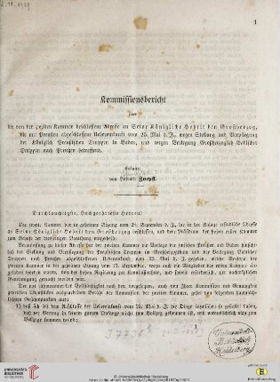 Durchlauchtigste, Hochgeehrteste Herren!