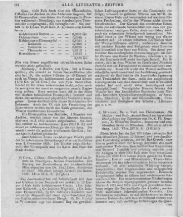 Kraemer, C. P.: Die Molken- und Bad- Anstalt Kreuth im bayrischen Hochgebrige bey Tegernsee. München: Fleischmann 1829