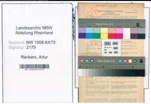 Entnazifizierung Artur Rankers , geb. 30.12.1899 (Kaufmann)