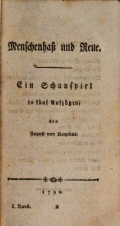 Deutsche Schaubühne. 14 = Jg. 2,Bd. 2. 1790