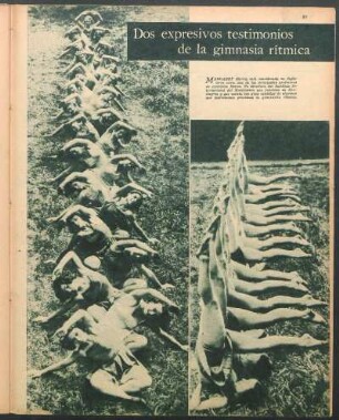 Dos expresivos testimonios de la gimnasia rítmica [Fotografías]
