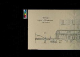 Bahnhof Empfangsgebäude - Ansicht von der Stadtseite