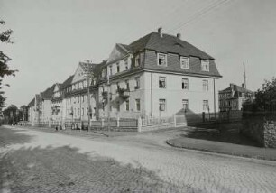 Gorbitz (Dresden-Gorbitz), Kesselsdorfer Straße 165, 167, 169, 171, 173. Blick nach Südost