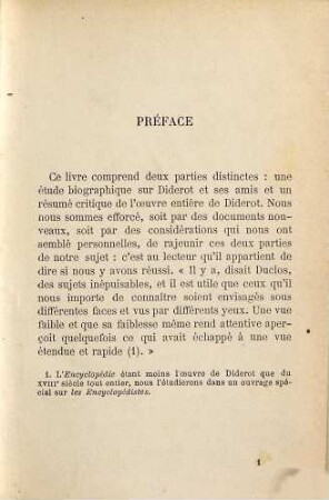 Diderot, l'homme et l'écrivain
