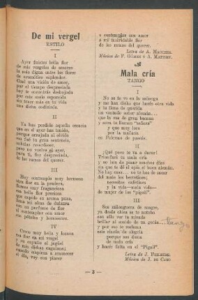 Mala cría : Tango