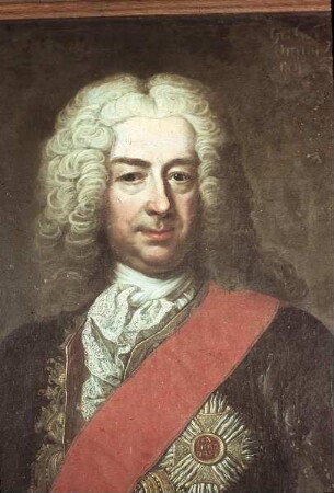 Bildnis des Grafen Karl Anton von Oettingen Wallenstein, Kaiserlicher Geheimrat von Johann Gottfried Auerbach