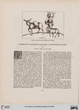 Martin Schongauers Kupferstiche