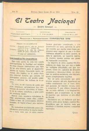 1914002800: Ruega por nosotros : boceto dramático
