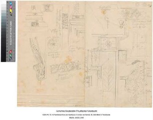 Studie zu"1. Reichstagseröffnung durch Kaiser Wilhelm II.". Rückseite ebenfalls